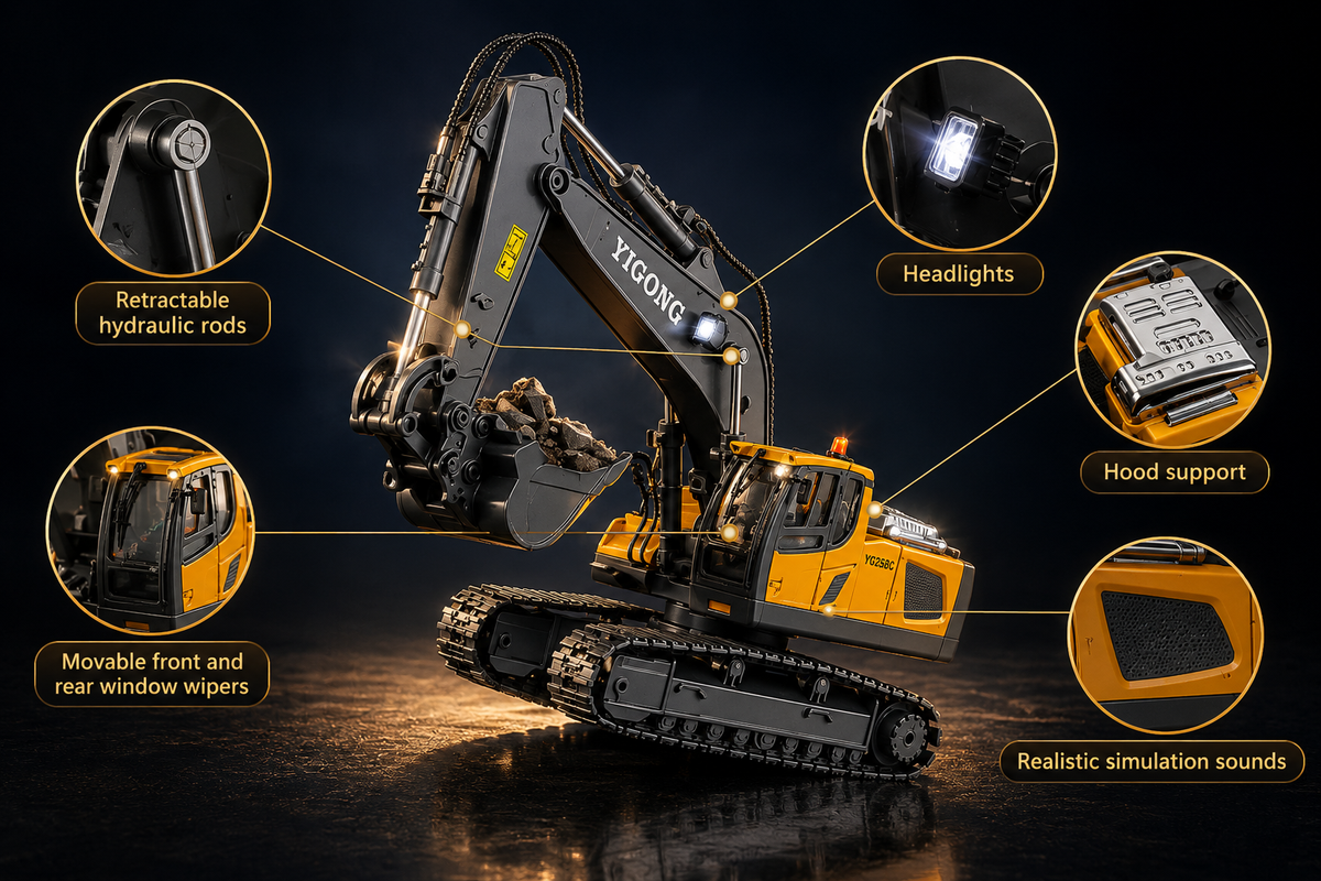 RC Construction Vehicle – 2.4GHz Remote Control Toy